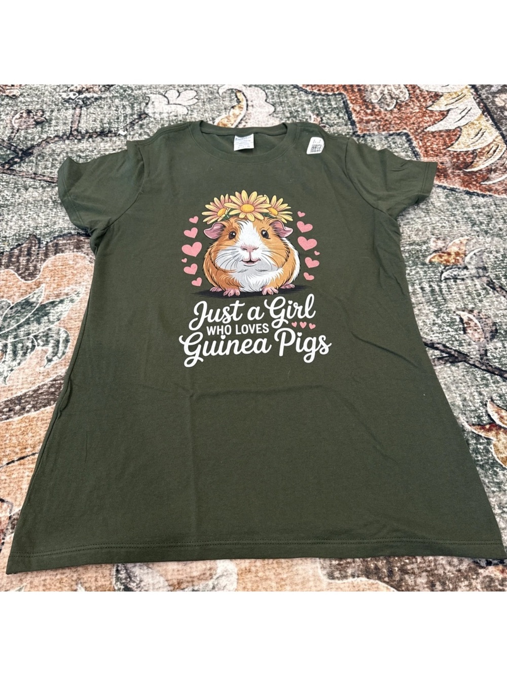 nwt Guinea Pig Just A Girl Who Loves Guinea Pigs Unisex T-Shirt sz small